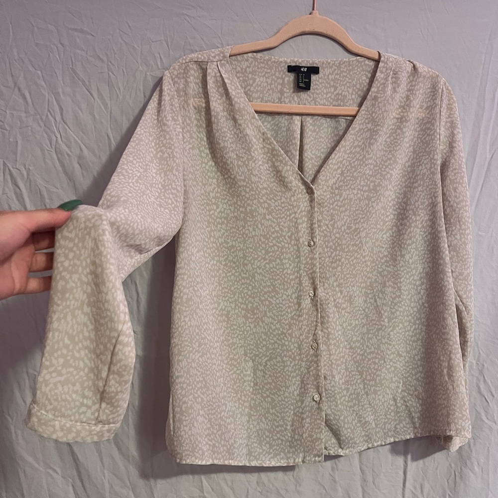 Sheer H&M casual long sleeve